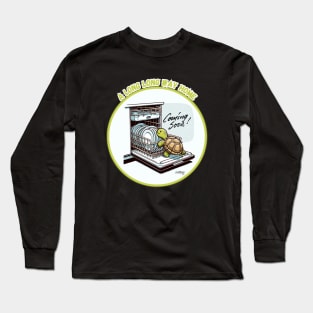 Sweet Animals: A Long Way Home - Coming Soon - Cute Turtle - A Funny Silly Retro Vintage Style Long Sleeve T-Shirt